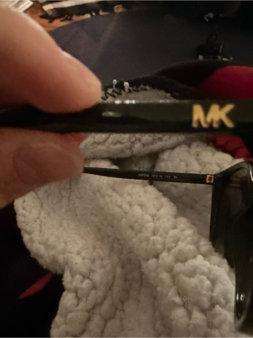 Michael Kors Black Oversized Round Women's Sunglasses - Picture 2 of 5